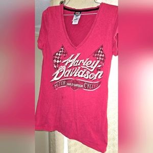 Ladies Harley-Davidson tshirt racing series